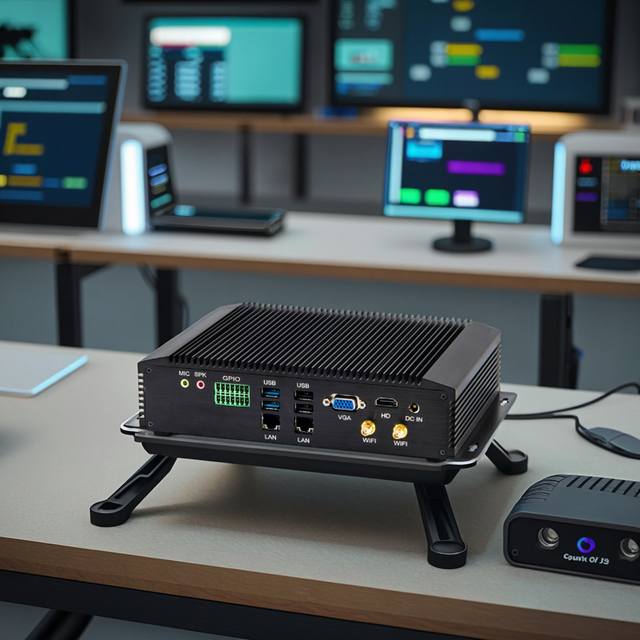 Partaker Industrial Mini PC I27 10th Gen Core I7 10510U 6 COM RS232 RS422 RS485 HD VGA GPIO Fanless Rugged Design
