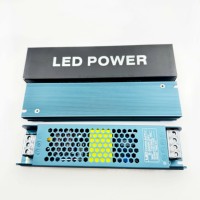 Fuente de Alimentación LED para Interiores, 12V 24V 60W 100W 150W 200W 300W 400W, Ultrafina, para Iluminación LED