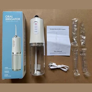 ¡OFERTA! Irrigador Bucal Portátil Potente, Chorro de <span class=keywords><strong>Agua</strong></span> Dental con 3 Modos, Recargable por USB, 4 Boquillas para Limpieza Dental y Salud Bucal - Product Image 2