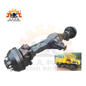 4WD 6T Jardín agrícola Granja Tractor Remolque Rueda delantera Eje de dirección - Product Image 1