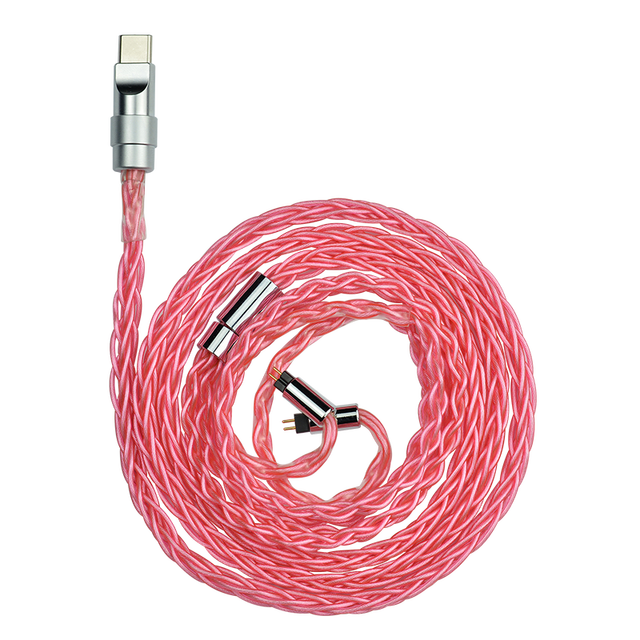 6N OCC Sliver Plated Type C Headphone Cable Mmcx Upgrade Cable N5005 Ie300 Ie80s/40pro Braid Copper Cable