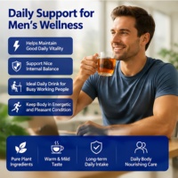 Tisane aux Cinq Trésors de Qualité Supérieure 100% Naturelle pour Hommes - Favorise la Vitalité, Améliore la Fertilité, Soutient la Santé de la Prostate