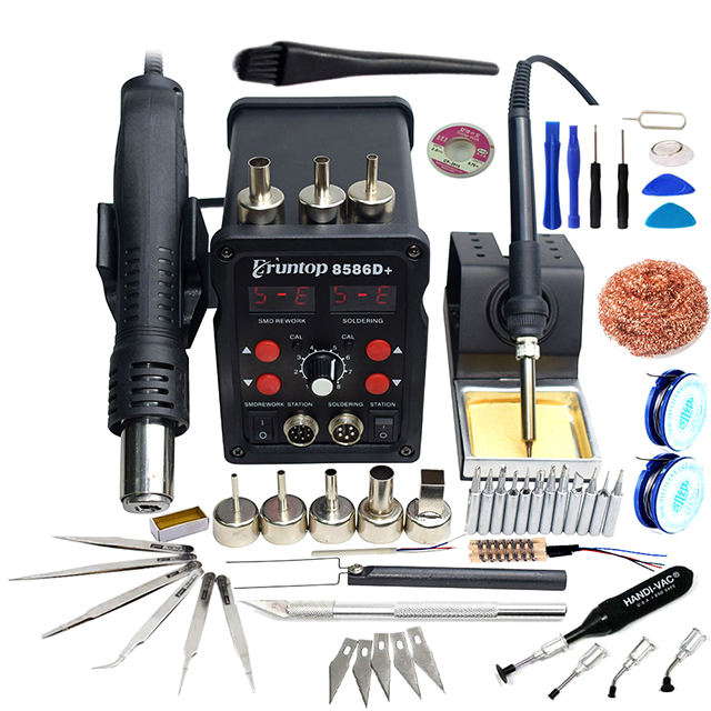 Smd Rework Tools Oem Smd Soldering Rework Station Soldering Iron & Hot Air Rework ...
