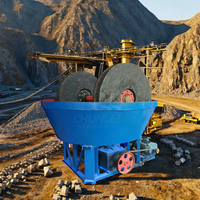 Machine de broyage de calcaire fabriquée en usine, broyeur à plaques humides pour minerai d'or au Soudan