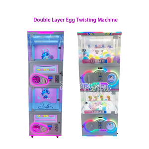 Macchina Gachapon a 2 strati personalizzata giocattoli per bambini a forma di uovo che torce Capsule di gioco distributore Gacha macchina con 1 anno di garanzia per lo Shopping - Product Image 2
