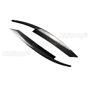 2 pièces de garnitures de phares en fibre de carbone pour Subaru Impreza WRX 10ème génération 2008-2011, autocollants de voiture, garnitures de phares - Product Image 3