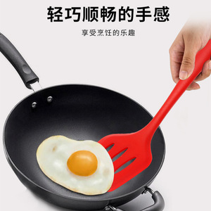 Juego de utensilios de cocina de silicona, 10 piezas, antiadherentes, resistentes al calor, de calidad alimentaria, cuchara, espátula, cucharón, pinza para pasta - Product Image 4