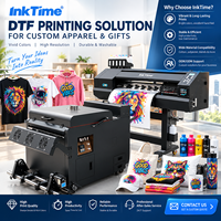 Printer DTF InkTime I3200 2 Head 60cm 24 Inch Direct Film untuk Kaos, Mesin Penggoyang Bubuk, Tinta Pigment/Berbasis Air, Garansi 1 Tahun