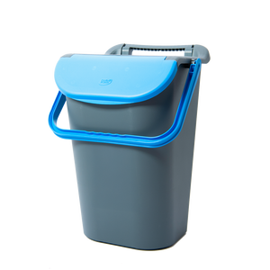 Tower Storage <b>Bucket</b> 40 Lt PP Blue <b>with</b> <b>Lids</b> and Locking Handle Indoor/Outdoor Use - Product Image 1