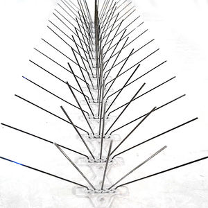 Grillage <span class=keywords><strong>anti</strong></span>-oiseaux en acier inoxydable, longueur 60 cm, 75 pointes en acier galvanisé, dissuasif contre les <span class=keywords><strong>mouches</strong></span>, piège antiparasitaire, élimine les pigeons et autres animaux - Product Image 1