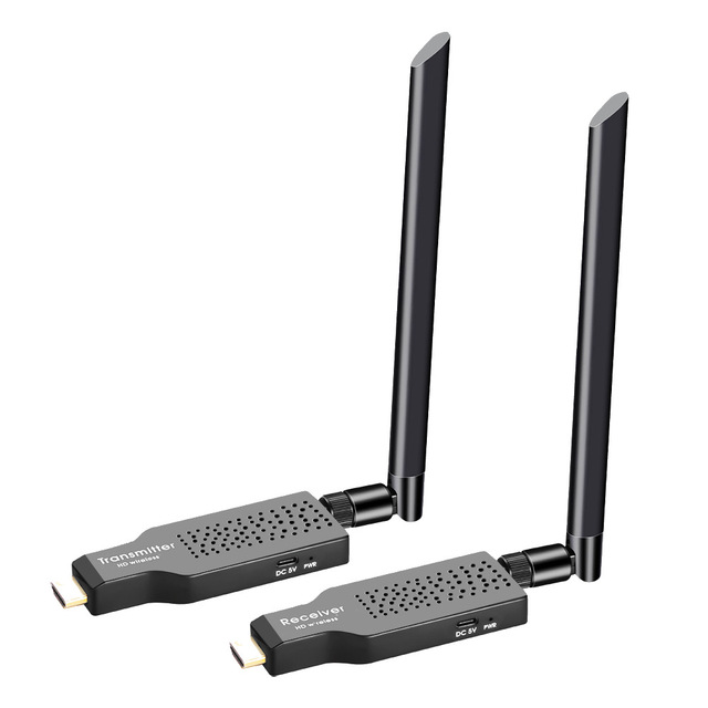 High Quality 4K Mini 3D Style 50M HD Wireless Display Adapter Audio Video Receiver with USB Output for Laptop PC TV Monitor