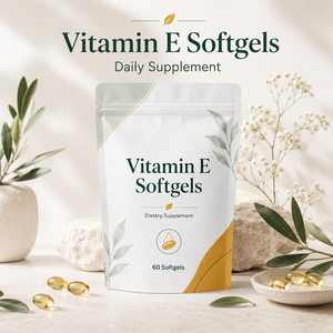 Vitamine E Naturelle Pure en Gros 100 UI Extrait de Tocotriénols 300 mg Gélules Molles Soutien Immunitaire Santé de la Peau Usage Adulte (Non destiné aux nouveau-nés) - Product Image 3