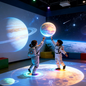 Commercial Indoor Interactive LED Projection System IP65 Waterproof for Plaza Events Game Experience High Definition Display - Product Image 1