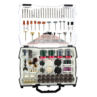 Ensemble d'outils rotatifs KSEIBI 252 - 252 pièces avec mandrin de 1/8 po et tige de 3,2 mm - Couper, meuler, polir et percer sur métal, bois et plastique