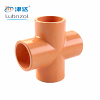 Raccord en T et croix en CPVC pour sprinkler anti-incendie, personnalisé en usine en Chine