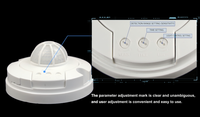 PDLUX PD-PIR102(101)-Z 220v Détecteur de mouvement de nouvelle conception, détecteur IR à distance, interrupteur activé par capteur infrarouge, lumière LED activée par capteur infrarouge