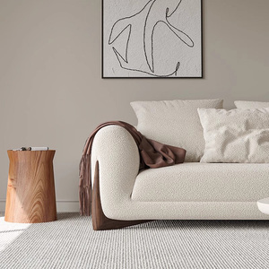 Ensemble de canapé en tissu crème de luxe français simple pour le salon de l'hôtel canapé-lit d'angle à trois places à <span class=keywords><strong>prix</strong></span> économique - Product Image 4