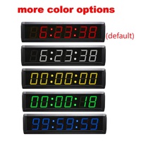 Programmable LED 2.3 "compte à rebours numérique minuterie à usage intérieur multifonctionnel chronomètre horloge avec télécommande
