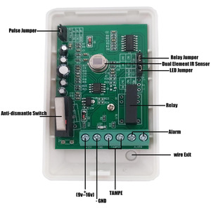 Rilevatore di sensore di movimento PIR cablato a parete materiale ABS angolo di 110 uso personale facile installazione - Product Image 4