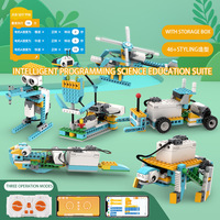EParthub Bloques de Construcción Robóticos Eléctricos Programables, Juguete Educativo STEM de Ensamblaje DIY, Ladrillos de Potencia Variable