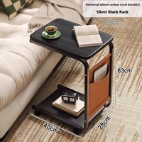 Table d'appoint moderne et mobile, meuble de rangement simple, table basse en bois, table de chevet