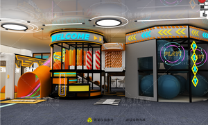 Thiết Kế Mới Yideli IDP-L04 Mềm Chơi Thiết Bị Thiết Lập Toddler Giả Vờ Trò Chơi Tương Tác Trung Tâm Thương Mại Trẻ Em Trong Nhà Sân Chơi - Product Image 3