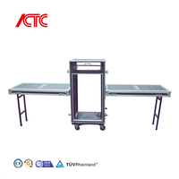 Boîte à outils personnalisée en aluminium pour rack d'amplificateur avec contreplaqué de 10mm