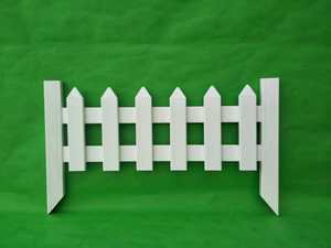 Cỏ thảm hoa thực vật biên giới trang trí cảnh quan con đường tấm nhựa trắng xà cạp vườn picket hàng rào - Product Image 4