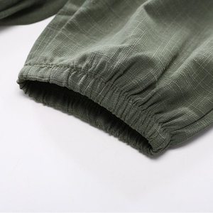 Pantalones Harem Tácticos para Niños, Estilo Motociclista, Sin Mezclilla, Casuales, 100% Algodón, Largo hasta la Pantorrilla, para Niños, de Productos Nuevos del Mercado Chino - Product Image 5