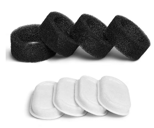 Élément filtrant blanc 4 + 4