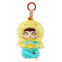 EN71 CPC Mini poupée en peluche porte-clés monstre mignon peluche jouets Kawaii personnalisé porte-clés Clip dessin animé doux peluches enfants cadeau
