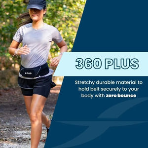 Sabuk Lari Anti Air Neoprena untuk Olahraga Luar Ruangan dengan Ritsleting, Tas Pinggang Multi-Kantong Ultra Nyaman untuk Unisex - Product Image 6