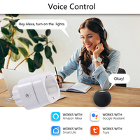 Bilihondim EU Mini WiFi Plug Dimmer 200W 1 Canal Compatible Tuya Assistant Contrôle Sans Fil Installation Facile Garantie 1 An