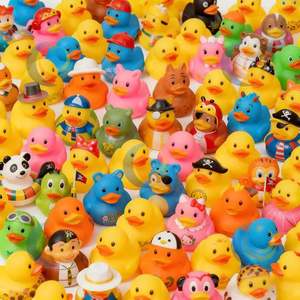 Patitos de Goma de Vinilo para Baño, Surtidos, de 2 Pulgadas, con Logotipo Personalizado, a Bajo Precio Promocional, Patitos de Goma Amarillos que Chillan - Product Image 5