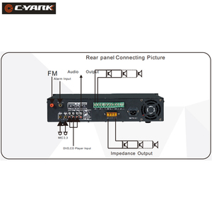 2U Rack Mount 100W Điều Khiển Độc Lập Hoạt Động <span class=keywords><strong>PA</strong></span> Khuếch Đại Dsp Cho Thương Mại/Địa Chỉ Công Cộng Hệ Thống Pro Âm Thanh Sân Khấu Chế Đức-AC - Product Image 5
