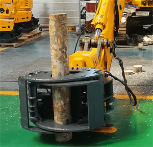 Prix d'usine : Scie hydraulique pour coupe-arbre, <span class=keywords><strong>grappin</strong></span> de coupe pour excavatrice, <span class=keywords><strong>grappin</strong></span> à chaîne, scie à <span class=keywords><strong>grappin</strong></span> - Product Image 2