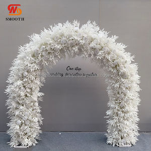 Arco Floral de Entrada con Diseño Personalizado SMOOTH, Hojas de Flores Blancas para Decoración - Product Image 2
