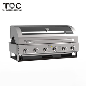 <span class=keywords><strong>Barbecue</strong></span> a Gas da Incasso di Alta Qualità in Acciaio <span class=keywords><strong>Inox</strong></span> con 6 Bruciatori - Product Image 1