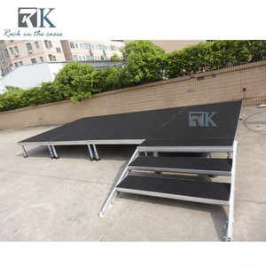 เวทีความสูงที่สามารถปรับได้รับน้ำหนักได้สำหรับแสดงบนเวที - Product Image 6