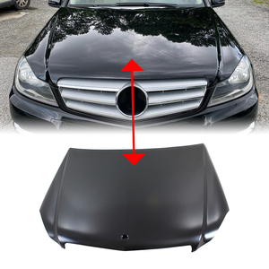 Classique noir durable fer C classe ancien w204 capot moteur 2048801057 pour Mercedes Benz - Product Image 1
