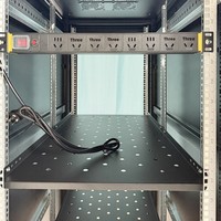 Kabinet Jaringan Vertikal 9U untuk Router, Pemantauan, Rumah Tangga, Komersial, Server, Tersedia di Gudang