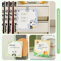 8 X8 CM 50 Blatt Nettes Cartoon Panda Hochfarbiges selbst klebendes Notiz papier Student Memo Message Note Paper