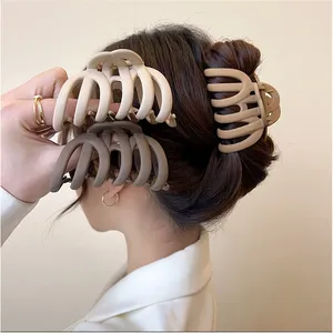 Pinzas de Pelo Grandes para Mujer, Horquillas de Acrílico Negras, Pasadores Tipo Cangrejo, Accesorios Transparentes para el Cabello, Estilo Coreano - Product Image 3