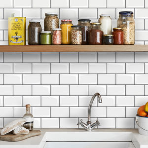 Upgrade mosaico Backsplash adesivo Wall Tile 12*12 pollici Peel and Stick Wall Tile <span class=keywords><strong>cucina</strong></span> bagno - Product Image 4