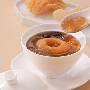 Sac de soupe instantanée traditionnelle chinoise de nourriture de santé naturelle 500g de gomme de pêche Osmanthus <span class=keywords><strong>poire</strong></span> dessert sucré - Product Image 3