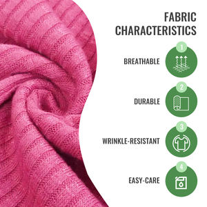 High Quality 1x1 <b>Polyester</b> Rib <b>Fabric</b> Premium Cotton Knitted Material For Baby Garment Manufacturing - Product Image 2