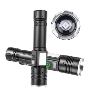 1660 nhỏ Zoomable Led Ngoài Trời 30 Wát COB torchlight 18650 pin có thể sạc lại 1660 nhỏ 30 wát LED ngoài trời Zoomable Side <span class=keywords><strong>Torch</strong></span> - Product Image 1