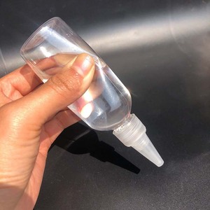 Botella de plástico transparente de 50 ml con boquilla puntiaguda para dispensar pigmentos cosméticos, contenedor vacío. - Product Image 2