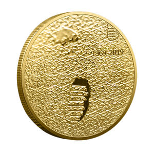 Yüksek Kaliteli Kaplama Metal 3D Rölyef Ay Hatıra Parası 50. Ay İniş Teması 2 Renk Seçeneği Uzay Tutkunları İçin - Product Image 3