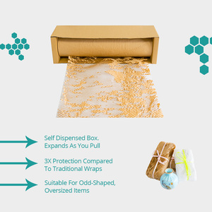 Giao Hàng Nhanh Bao Bì Kraft Filling Buffer Bảo Vệ Cushion Wrapping Giấy Thủ Công Tổ Ong - Product Image 2